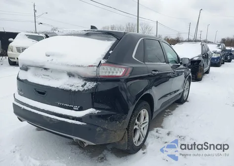 2015 Ford Edge Titanium z USA, uszkodzony, nr VIN 2FMTK4K84FBC10329